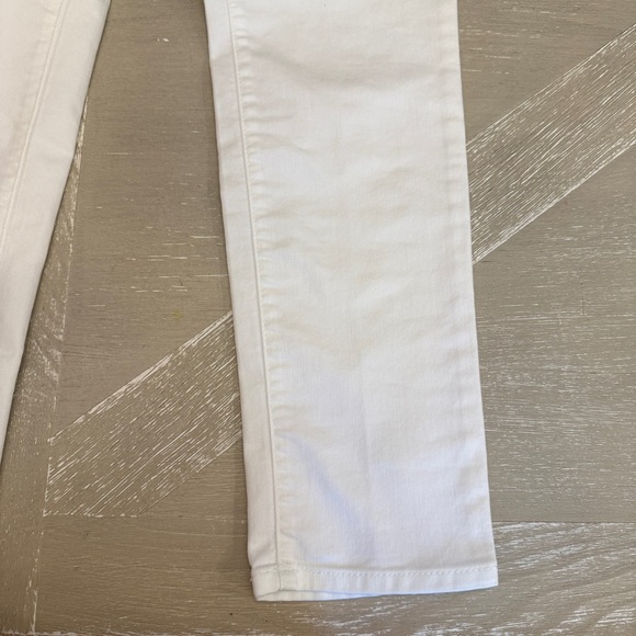 Chico's White Straight Leg Jeans Slim Boyfriend Ankle - Picture 2 of 7